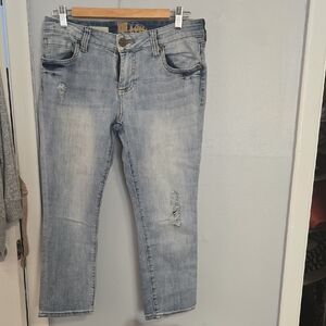Kut from the Kloth Light Blue Cropped Jeans